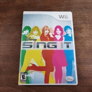 Nintendo Wii Disney Sing it Game CIB